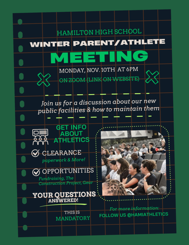 Winter Parent/Athlete Meeting