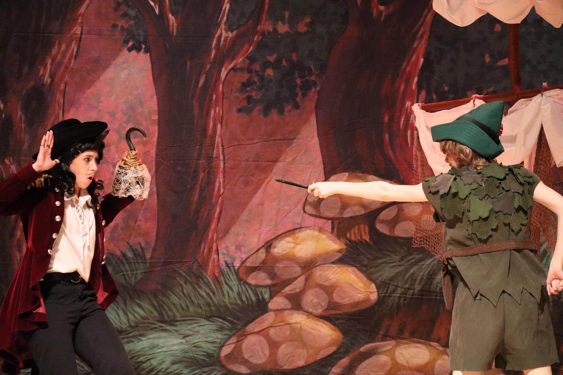 Captain Hook and Peter Pan Duel