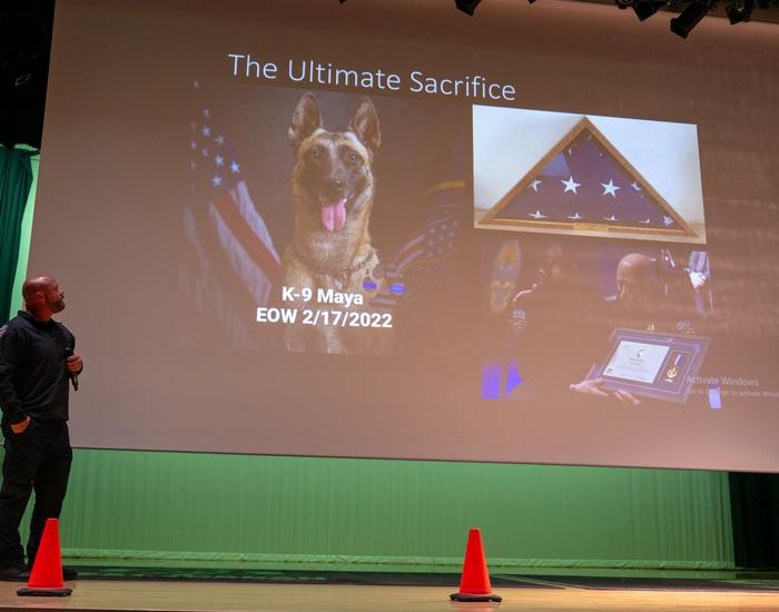 K-9 and Police Handler