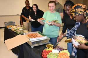 Sheriff Bryant “Wally” Jones hosted an appreciation luncheon to honor the Pike County 911 Dispatch Center during National Public Safety Telecommunicators Week (April 12–18, 2026)