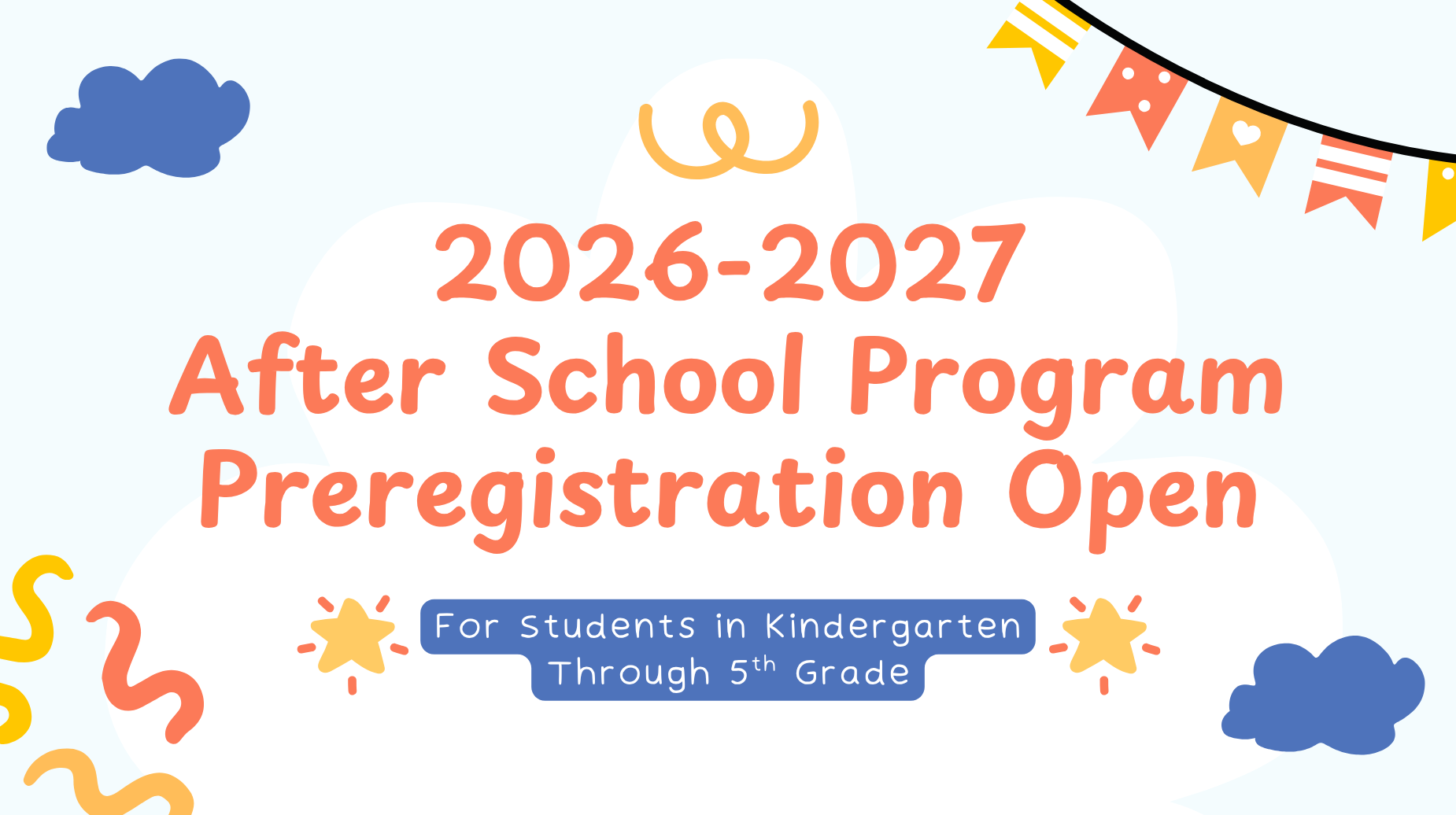 Seminole ISD's 2026-2027 After School Program Preregistration is now open