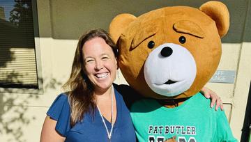 Butler Bear & Mrs. Holman