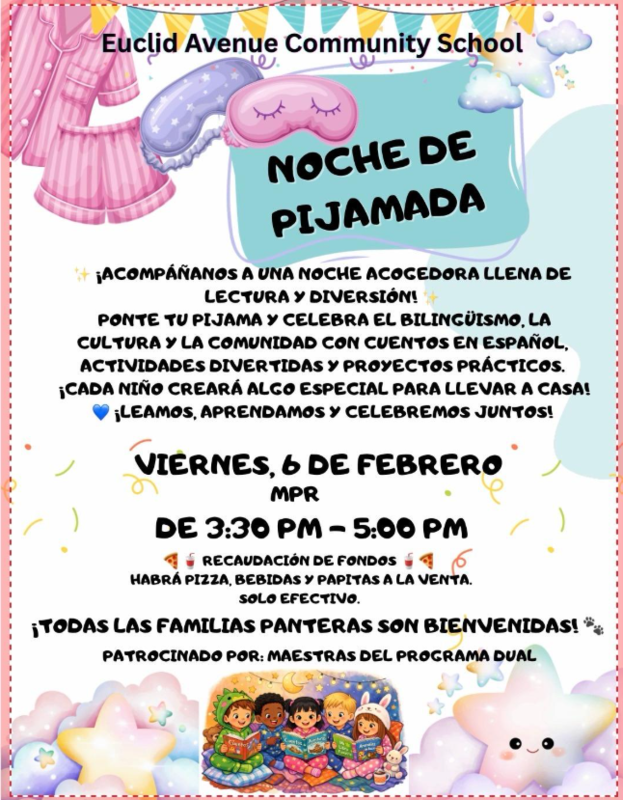 Acompanenos para la Noche de Pijamada!