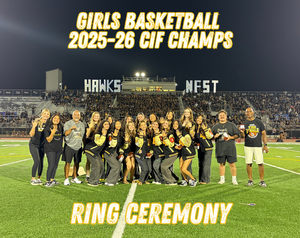 girls bball ring ceremony