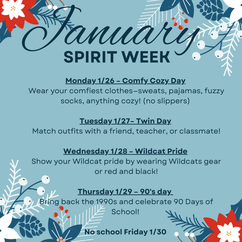 January 2026 Spirit Week Featured Photo