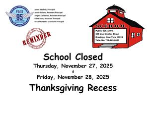 School is closed November 27th & 28th, 2025