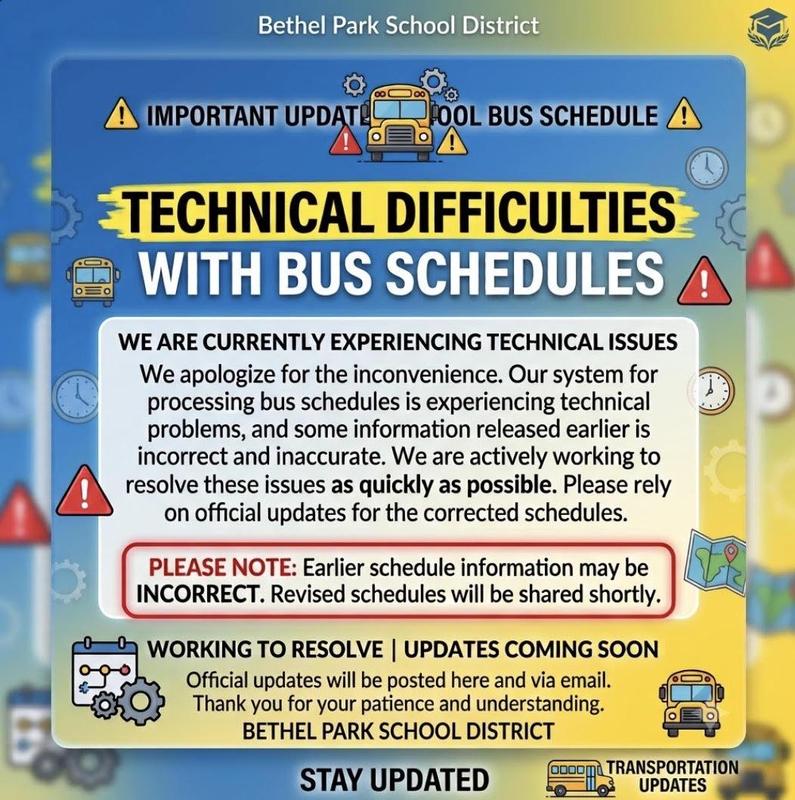 School Bus Technical Difficulties