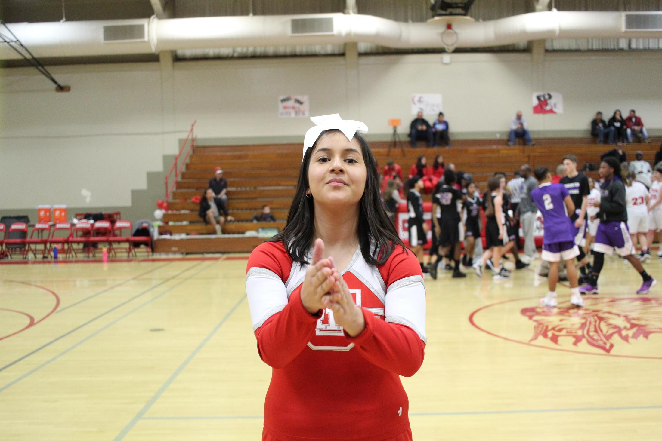 JV Girls Basketball and Cheer vs Washington Union, Jan. 25 CUHS