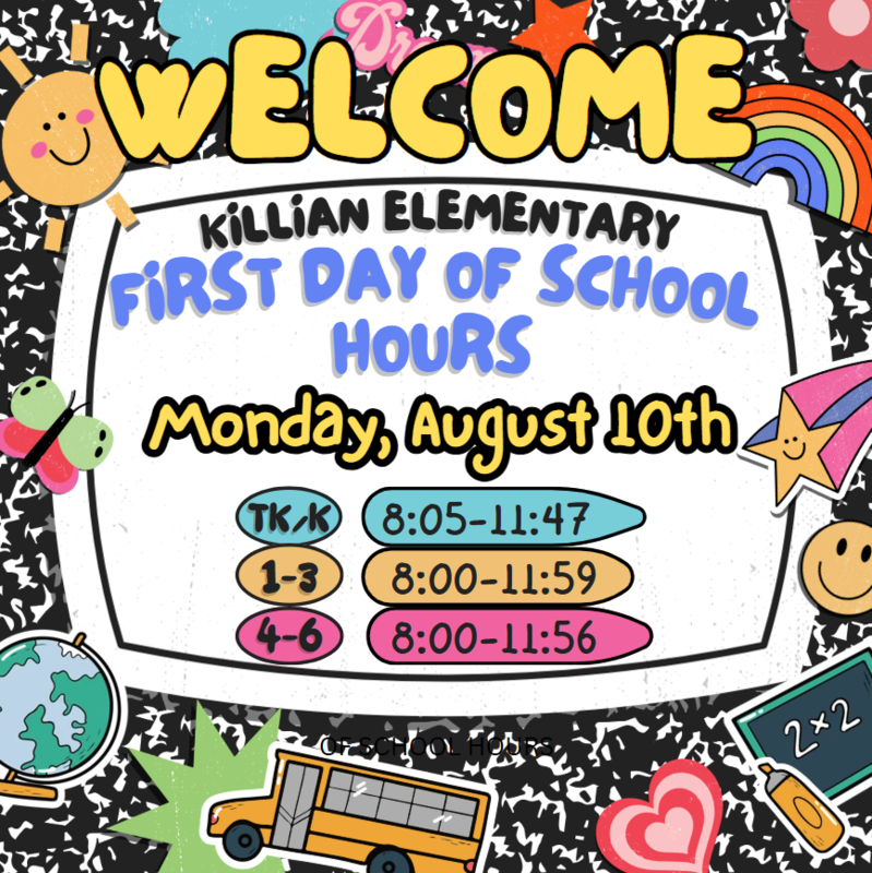 First Day of School - Mon, Aug 10th (Minimum Day) Featured Photo