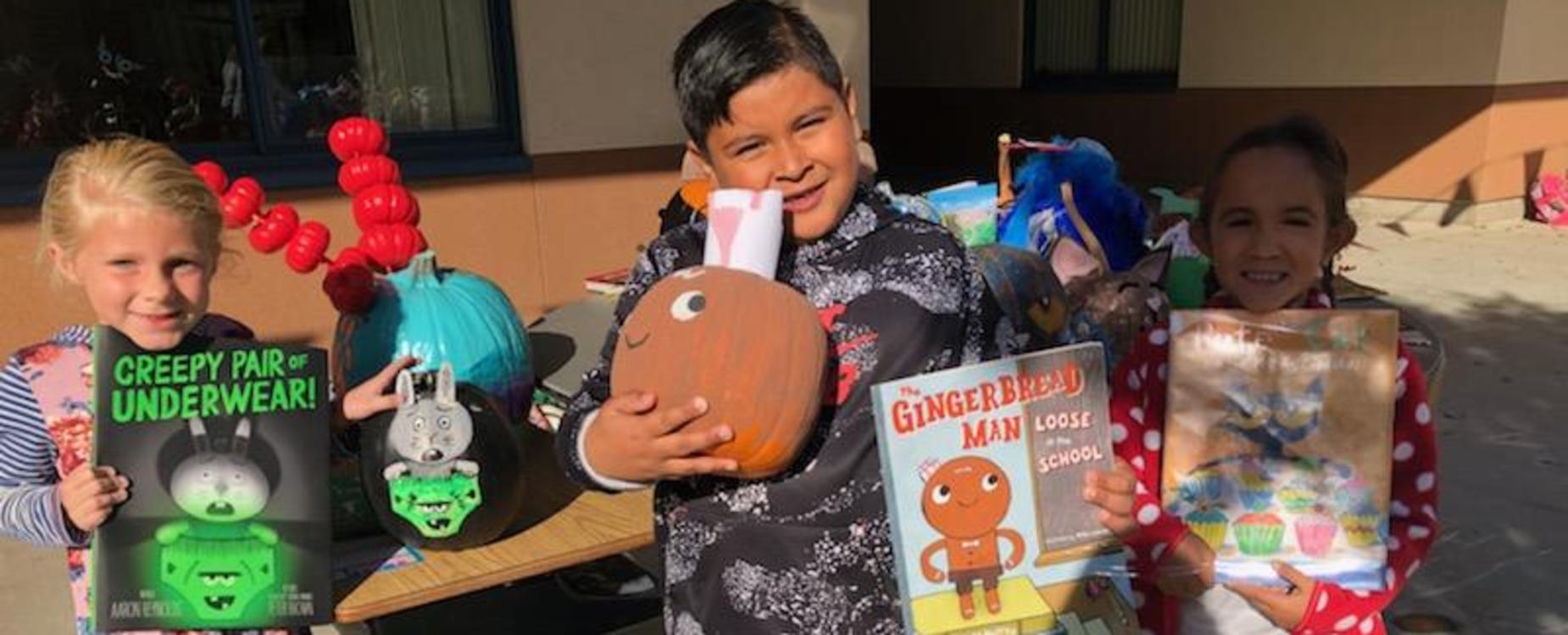 TK-3rd grade Pumpkin book reports