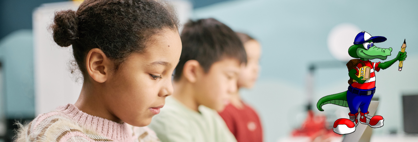 Allison Homepage web banner - image for web, students in a classroom setting