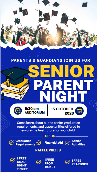 Blue infographic flyer