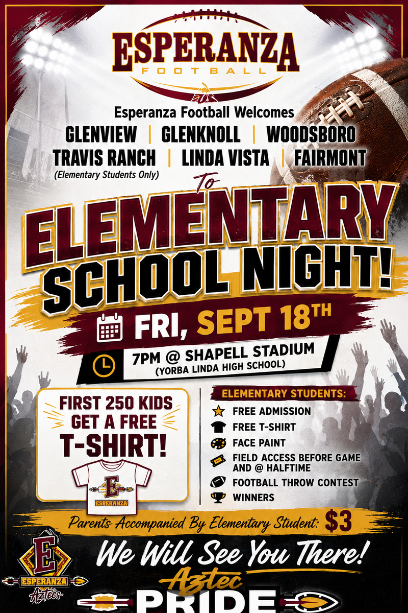 Football Night Flyer