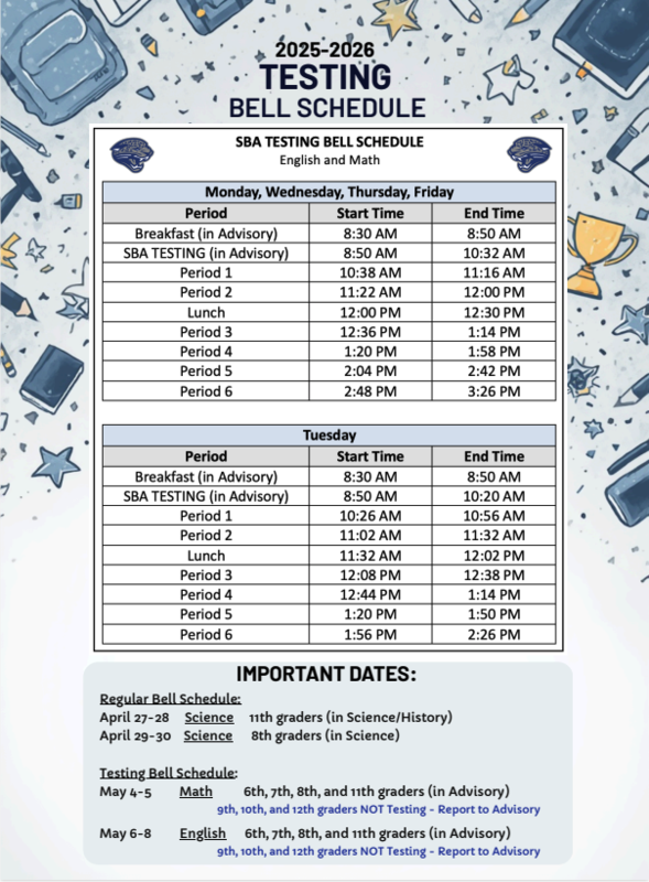 Bell Schedule