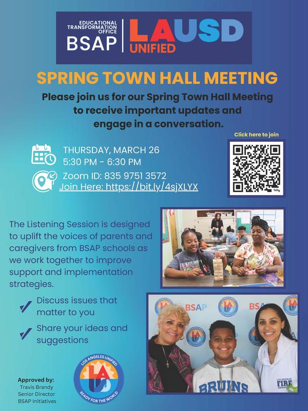 Spring Town Hall Meeting March 26,2026 Featured Photo
