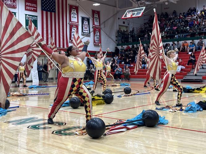 AHS students celebrate Marching Highlanders’ Band Day title