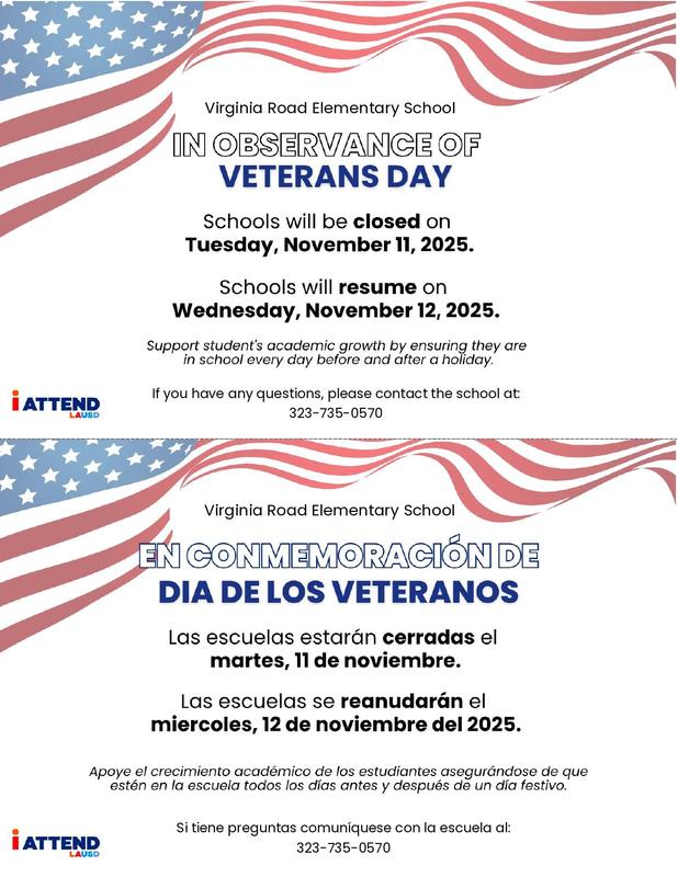 Veteran's Day Flyer