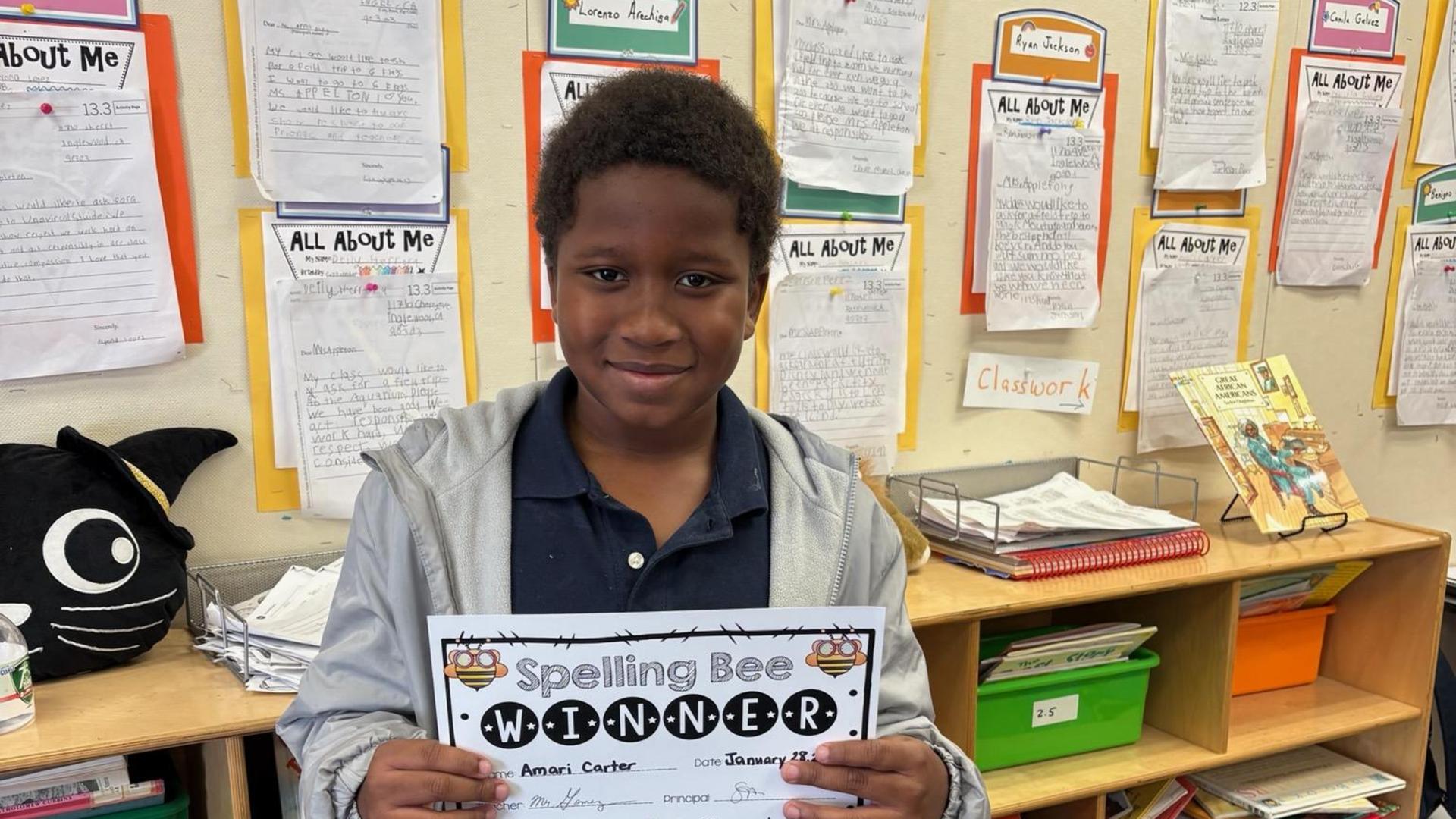 Spelling Bee winners