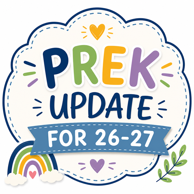 Pre K Announcement