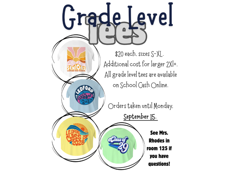 Grade level tees