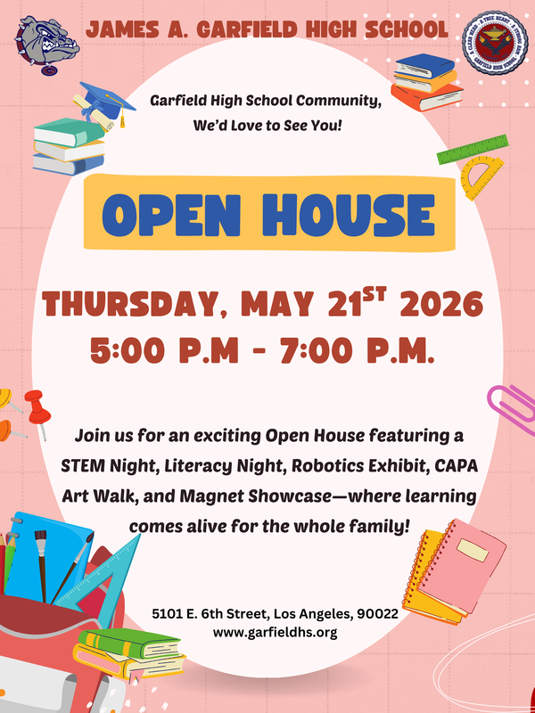 Open House Flyer English