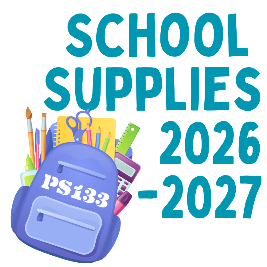 Blue School Supply sign 2026 -2027 