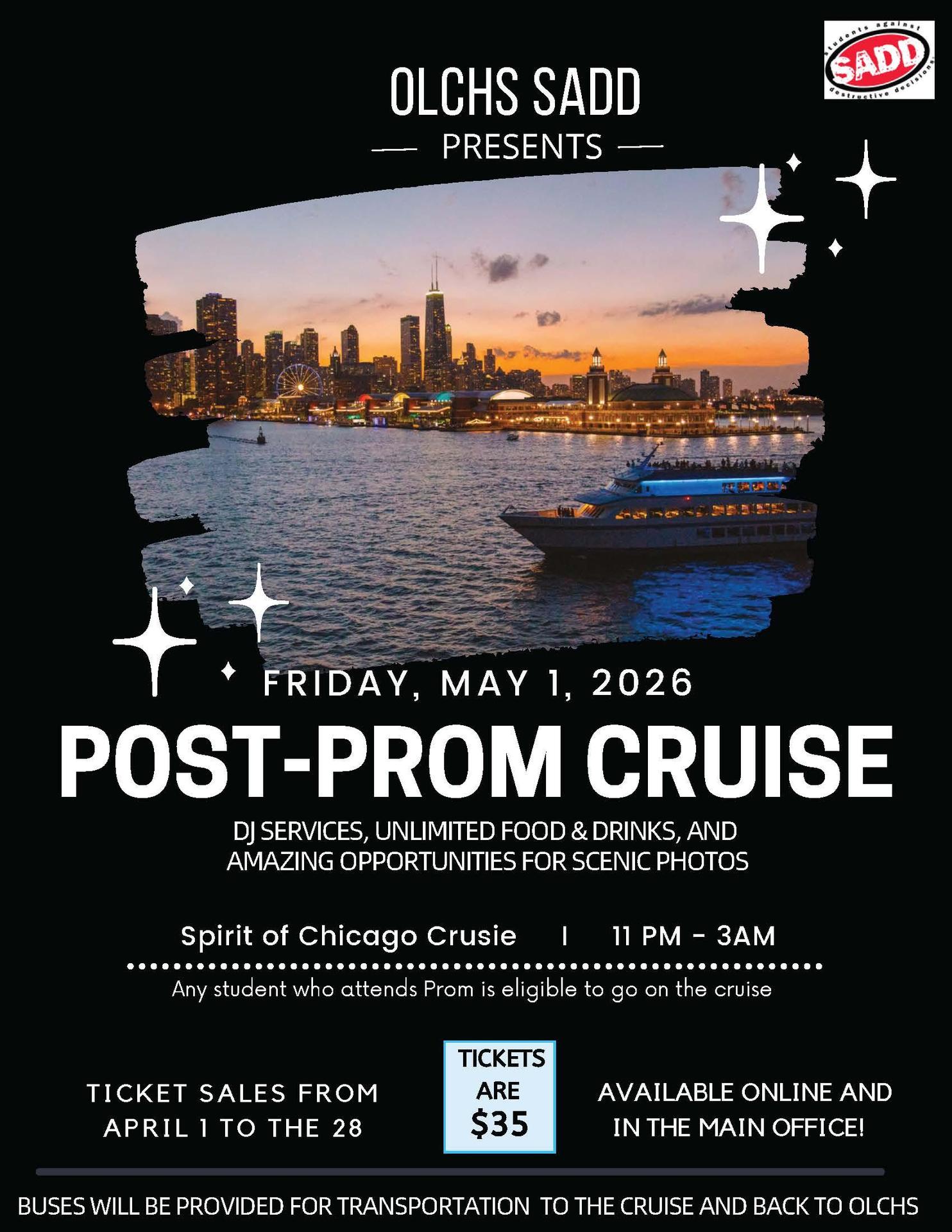 Post prom flyer