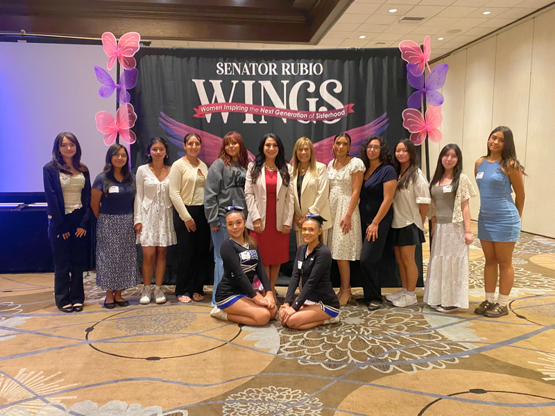 DRHA student, Roberta Perlman at the Wings event - image for web