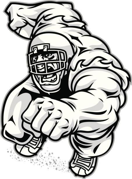 Football player clipart