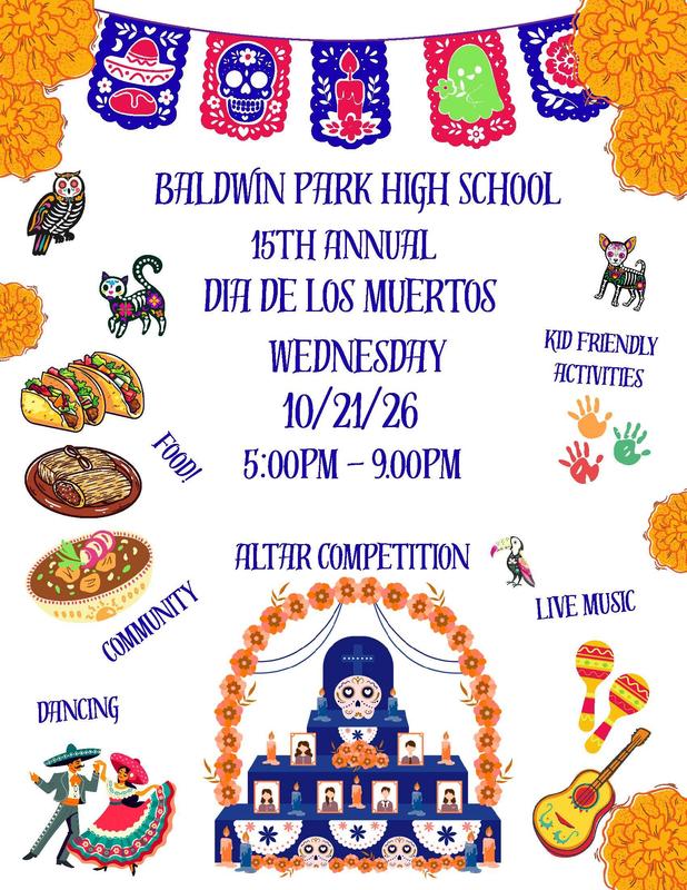 Dia De Los Muertos Wednesday, October 21, 5:00 - 9:00