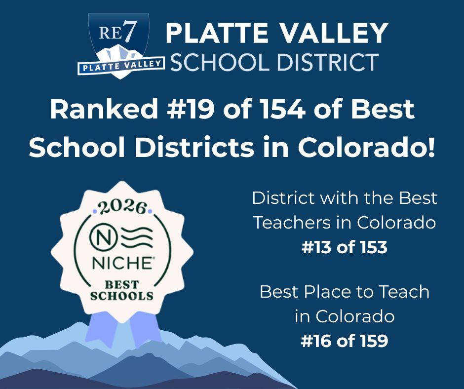PVSD Ranked #19 of all schools in CO