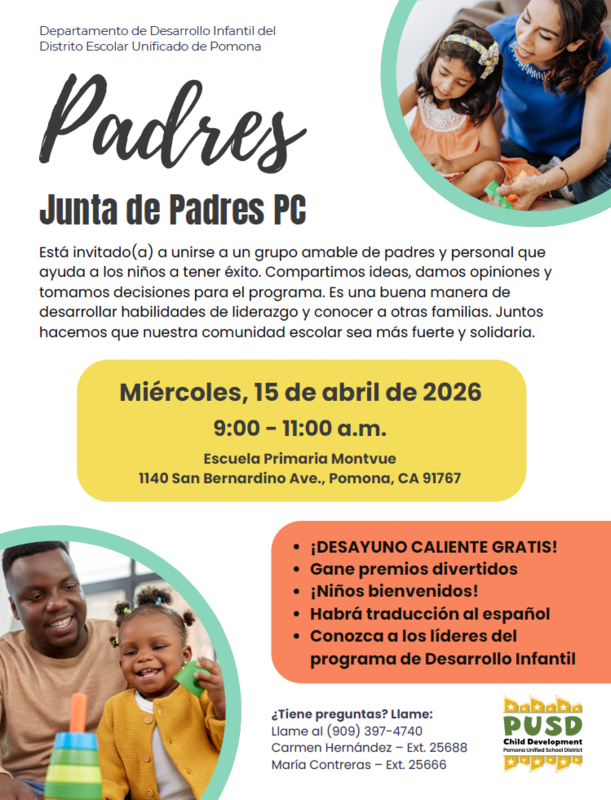 pc meeting flyer spanish