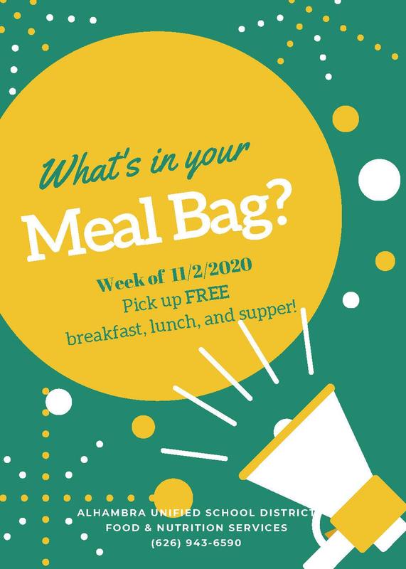 What's in your Meal Bag? (Week of November 2nd) Featured Photo