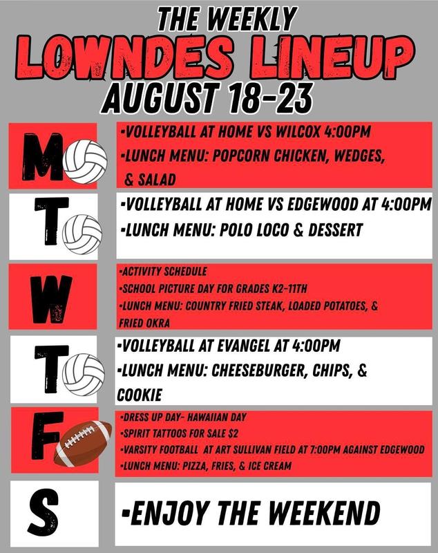 The Weekly Lowndes Lineup