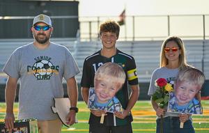Soccer players honored on Senior Night