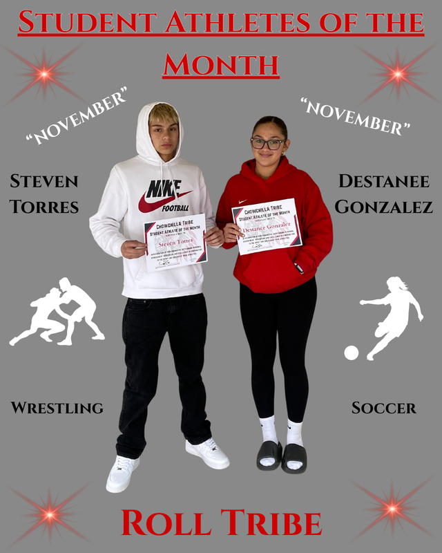 November Student Athletes of the Month