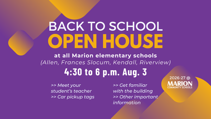 promo graphic - MCS elementary open house 2026-27