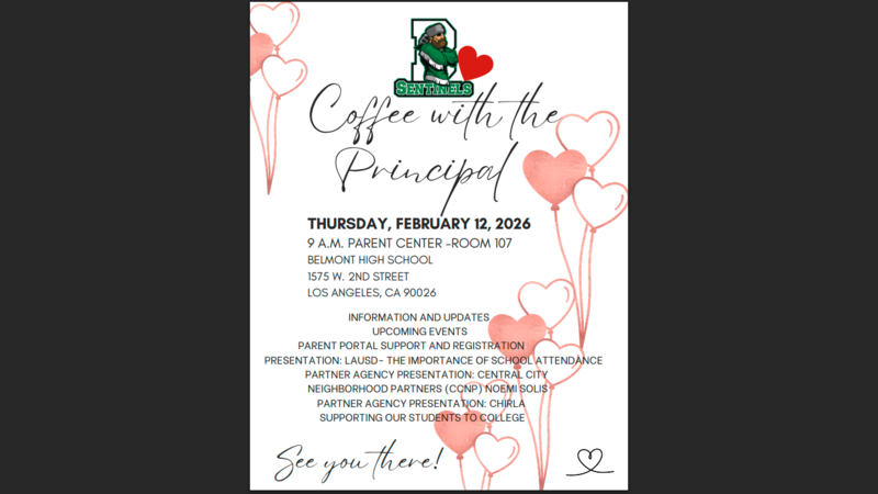 Coffee With the Principal