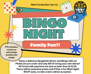 PTA Bingo Night