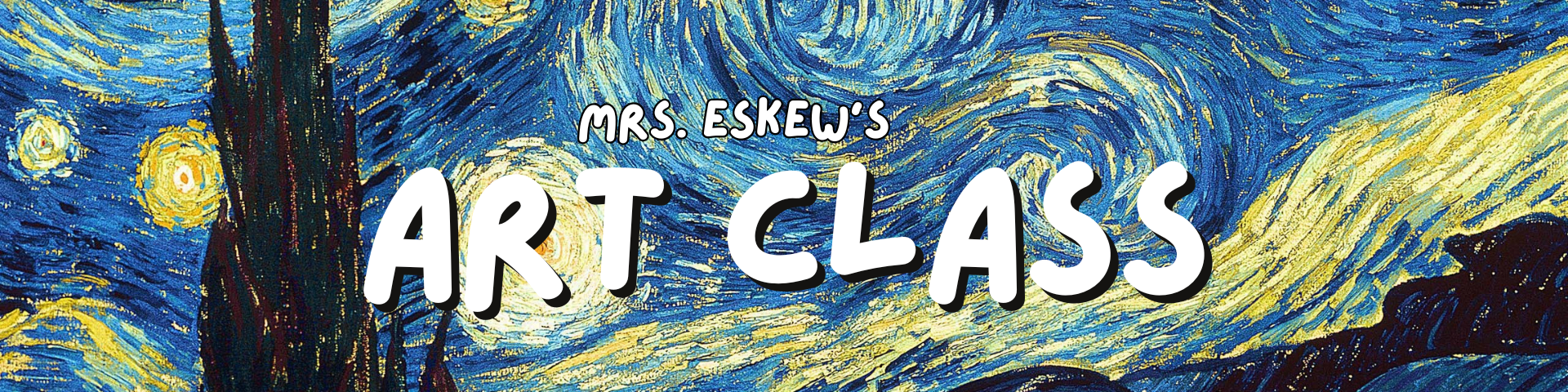 Mrs. Eskew's art class