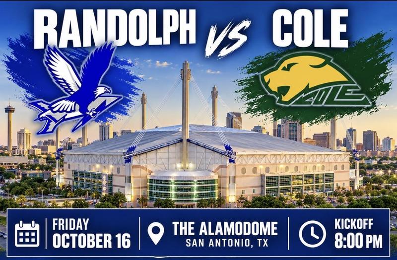 Randolph vs Cole Game Flyer