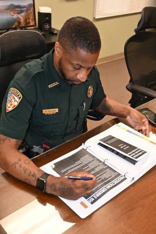 Pike County Sheriff’s Office leadership team member ensures that all incoming deputies receive essential training on commitment procedures and domestic violence response