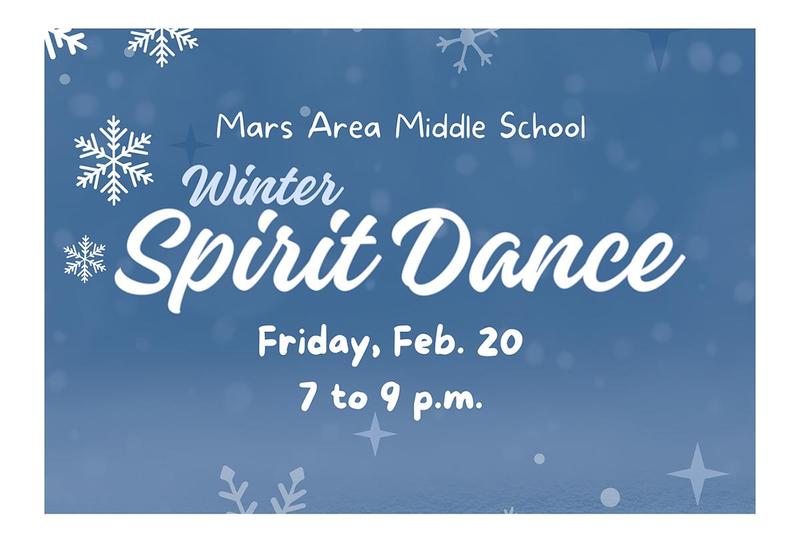 A blue background with snowflakes