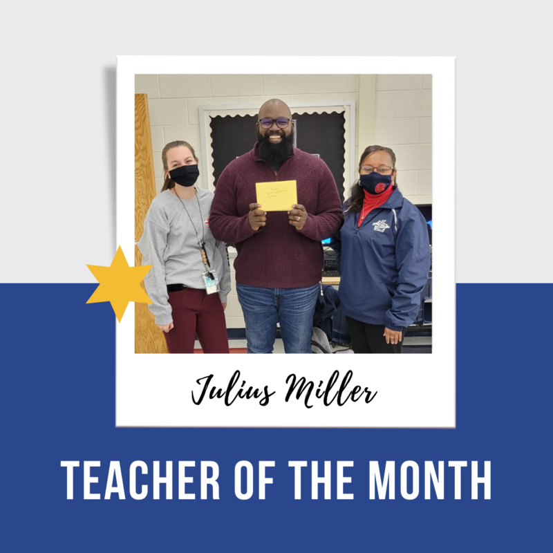 Announcing our Teacher and Staff Member of the Month for October Featured Photo