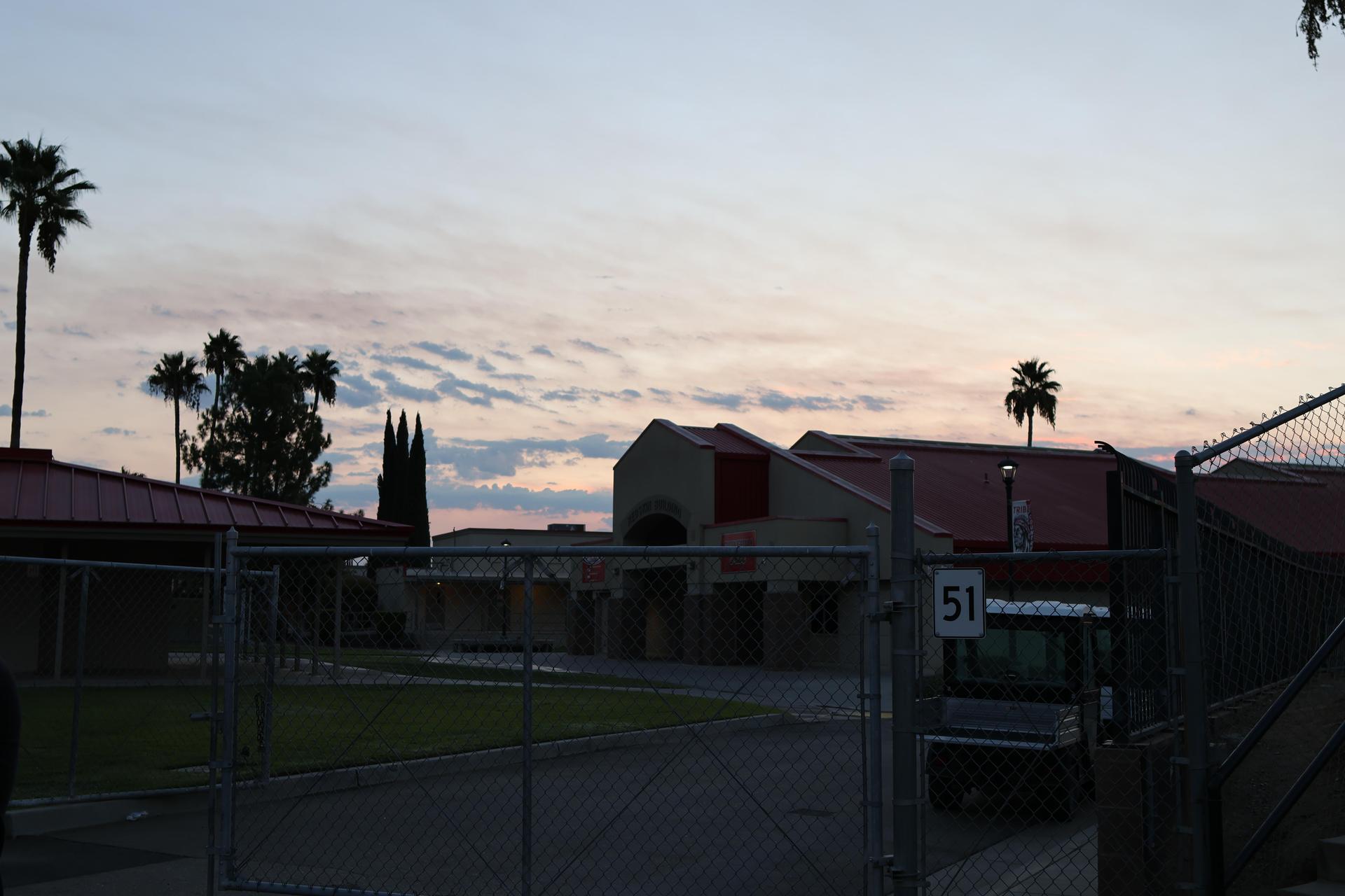 Students and Staff at the Senior Sunrise 12