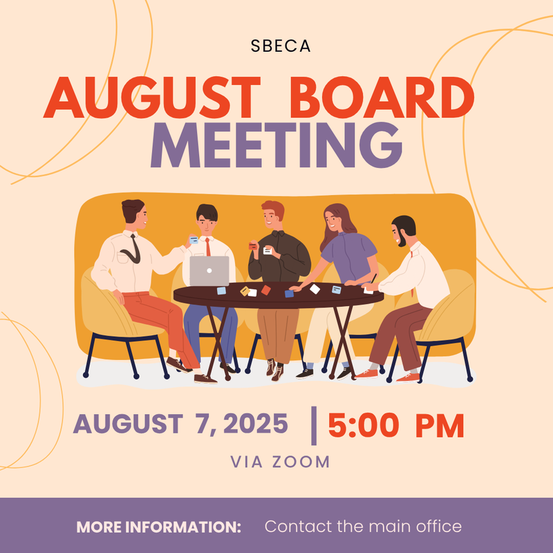 August 7th Board Meeting