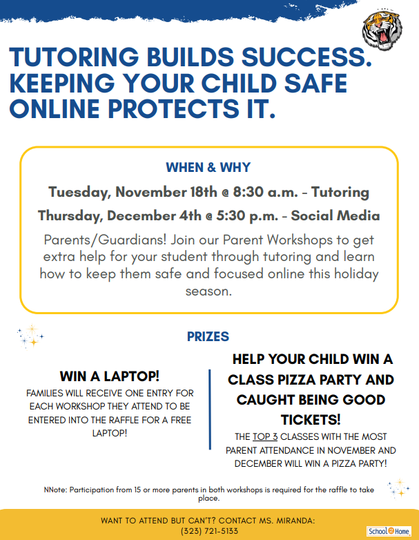 Join our Parent Workshops