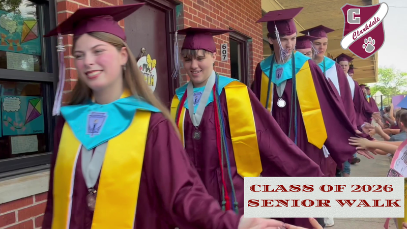 Clarkdale High School Senior Walk