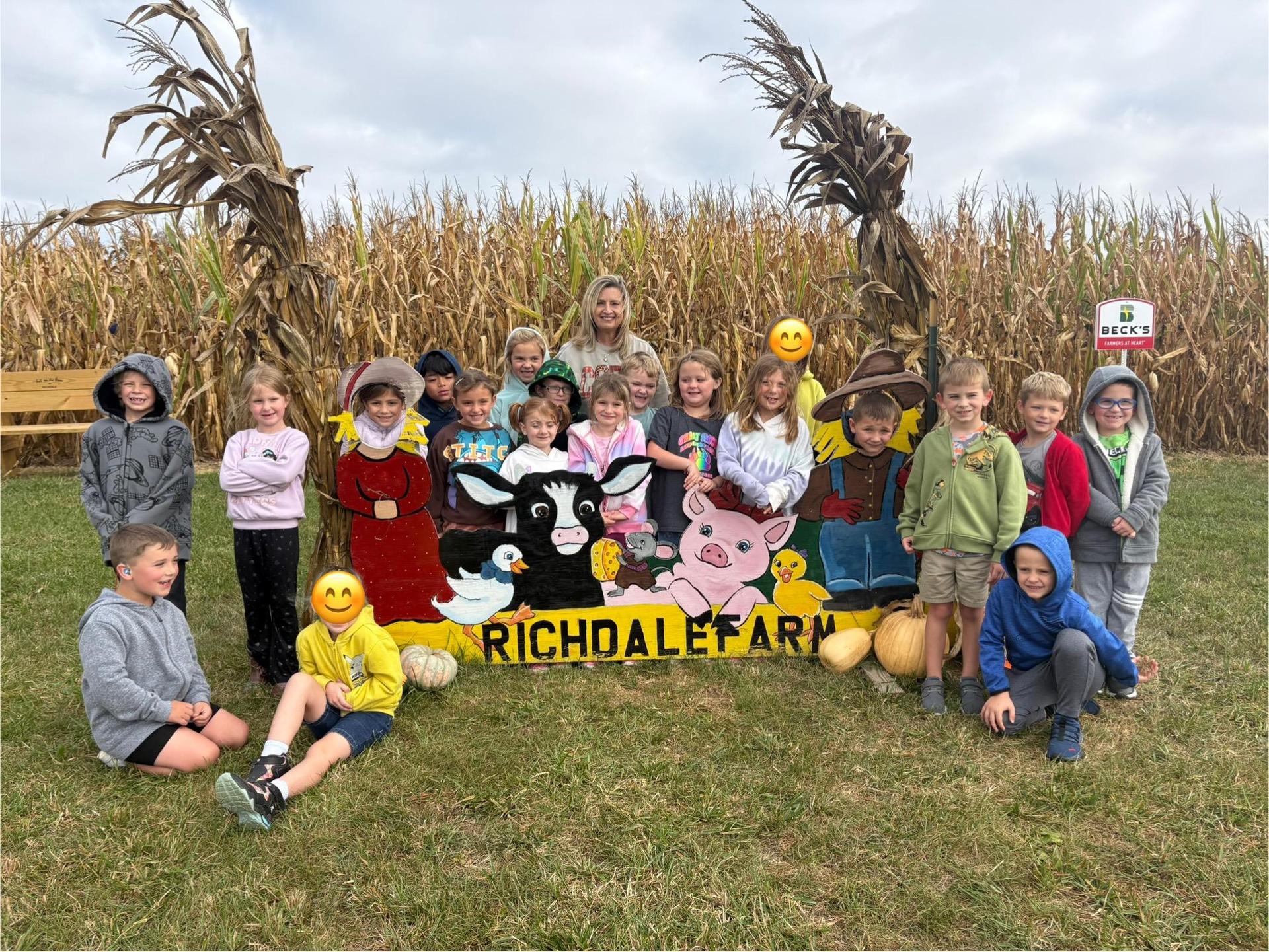 Mrs. Price's class at Richdale Farms