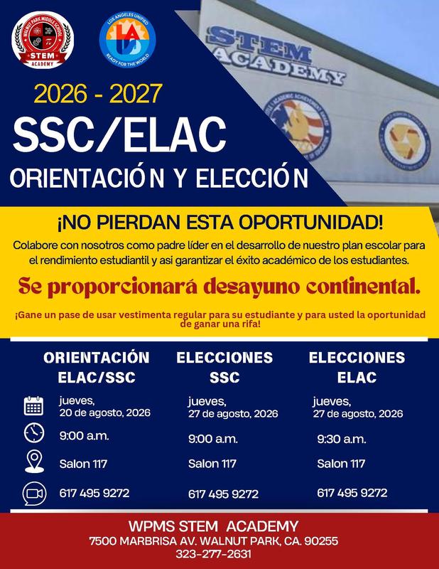 Orientation and Election flyer in Spanish